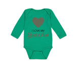 Long Sleeve Bodysuit Baby I Love My Great Aunt Boy & Girl Clothes Cotton