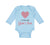 Long Sleeve Bodysuit Baby I Love My Great Aunt Boy & Girl Clothes Cotton