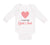 Long Sleeve Bodysuit Baby I Love My Great Aunt Boy & Girl Clothes Cotton