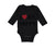 Long Sleeve Bodysuit Baby I Love My Pappy Dad Father's Day Boy & Girl Clothes