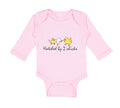 Long Sleeve Bodysuit Baby Hatched by 2 Chicks Gay Lgbtq Style A Cotton