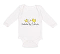 Long Sleeve Bodysuit Baby Hatched by 2 Chicks Gay Lgbtq Style A Cotton