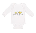 Long Sleeve Bodysuit Baby Hatched by 2 Chicks Gay Lgbtq Style A Cotton - Cute Rascals