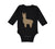 Long Sleeve Bodysuit Baby Image of A Llama Funny Humor Boy & Girl Clothes Cotton