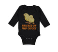 Long Sleeve Bodysuit Baby Hatched by 2 Chicks Gay Lgbtq Style B Cotton