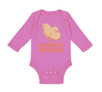 Long Sleeve Bodysuit Baby Hatched by 2 Chicks Gay Lgbtq Style B Cotton - Cute Rascals