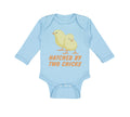Long Sleeve Bodysuit Baby Hatched by 2 Chicks Gay Lgbtq Style B Cotton
