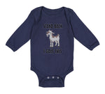 Long Sleeve Bodysuit Baby Stand Back I Goat This Funny Farm Boy & Girl Clothes