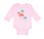 Long Sleeve Bodysuit Baby Jellyfish Ocean Sea Life Funny Boy & Girl Clothes