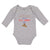 Long Sleeve Bodysuit Baby Heroes Wear Capes, Boots Proud U.S Niece Cotton - Cute Rascals