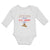 Long Sleeve Bodysuit Baby Heroes Wear Capes, Boots Proud U.S Niece Cotton - Cute Rascals