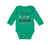 Long Sleeve Bodysuit Baby Future Army Ranger like My Daddy Military Cotton - Cute Rascals