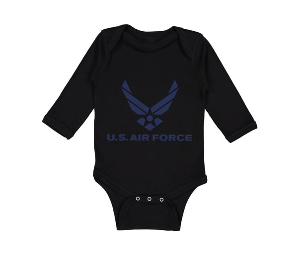 Long Sleeve Bodysuit Baby U.S Air Force Boy & Girl Clothes Cotton