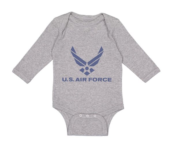 Long Sleeve Bodysuit Baby U.S Air Force Boy & Girl Clothes Cotton