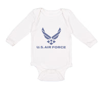 Long Sleeve Bodysuit Baby U.S Air Force Boy & Girl Clothes Cotton