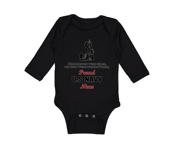 Long Sleeve Bodysuit Baby Some Heroes Wear Caps My Hero Wears Boy & Girl Clothes