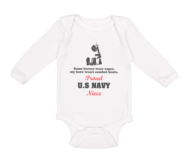 Long Sleeve Bodysuit Baby Some Heroes Wear Caps My Hero Wears Boy & Girl Clothes