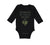 Long Sleeve Bodysuit Baby The Army Has My Daddy but I Have His Heart Cotton