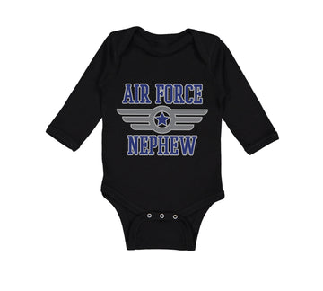 Long Sleeve Bodysuit Baby Air Force Nephew Aunt Uncle Boy & Girl Clothes Cotton