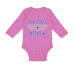 Long Sleeve Bodysuit Baby Air Force Nephew Aunt Uncle Boy & Girl Clothes Cotton - Cute Rascals