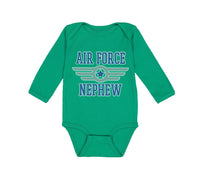 Long Sleeve Bodysuit Baby Air Force Nephew Aunt Uncle Boy & Girl Clothes Cotton - Cute Rascals