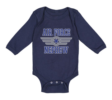 Long Sleeve Bodysuit Baby Air Force Nephew Aunt Uncle Boy & Girl Clothes Cotton
