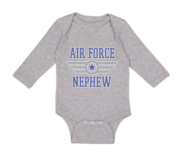 Long Sleeve Bodysuit Baby Air Force Nephew Aunt Uncle Boy & Girl Clothes Cotton