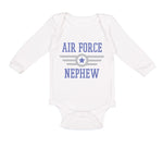 Long Sleeve Bodysuit Baby Air Force Nephew Aunt Uncle Boy & Girl Clothes Cotton - Cute Rascals