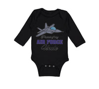 Long Sleeve Bodysuit Baby Proud of My Air Force Uncle Boy & Girl Clothes Cotton