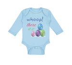 Long Sleeve Bodysuit Baby Whoop! There It Is Egg Easter Boy & Girl Clothes