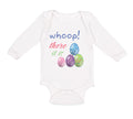 Long Sleeve Bodysuit Baby Whoop! There It Is Egg Easter Boy & Girl Clothes