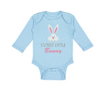 Long Sleeve Bodysuit Baby Cutest Little Bunny Easter Boy & Girl Clothes Cotton - Cute Rascals