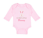 Long Sleeve Bodysuit Baby Cutest Little Bunny Easter Boy & Girl Clothes Cotton - Cute Rascals