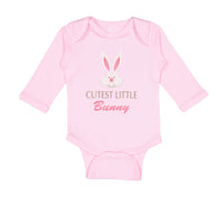 Long Sleeve Bodysuit Baby Cutest Little Bunny Easter Boy & Girl Clothes Cotton - Cute Rascals