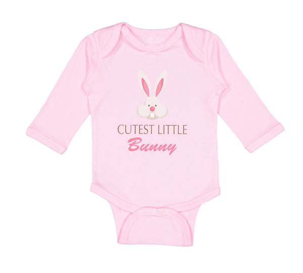 Long Sleeve Bodysuit Baby Cutest Little Bunny Easter Boy & Girl Clothes Cotton - Cute Rascals