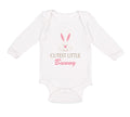 Long Sleeve Bodysuit Baby Cutest Little Bunny Easter Boy & Girl Clothes Cotton