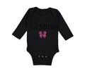 Long Sleeve Bodysuit Baby Gemini Zodiac Boy & Girl Clothes Cotton