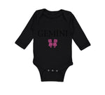 Long Sleeve Bodysuit Baby Gemini Zodiac Boy & Girl Clothes Cotton - Cute Rascals