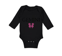 Long Sleeve Bodysuit Baby Gemini Zodiac Boy & Girl Clothes Cotton - Cute Rascals