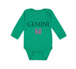 Long Sleeve Bodysuit Baby Gemini Zodiac Boy & Girl Clothes Cotton - Cute Rascals