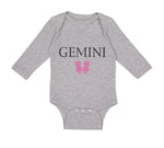 Long Sleeve Bodysuit Baby Gemini Zodiac Boy & Girl Clothes Cotton - Cute Rascals