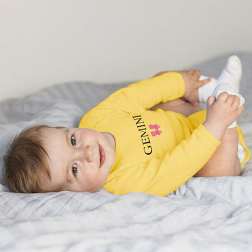 Long Sleeve Bodysuit Baby Gemini Zodiac Boy & Girl Clothes Cotton