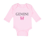 Long Sleeve Bodysuit Baby Gemini Zodiac Boy & Girl Clothes Cotton - Cute Rascals