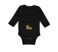 Long Sleeve Bodysuit Baby My Mommy Wears Combat Boots! Mom Mothers Day Cotton