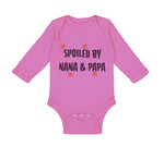 Long Sleeve Bodysuit Baby Spoiled by Nana & Papa Grandparents Boy & Girl Clothes