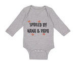 Long Sleeve Bodysuit Baby Spoiled by Nana & Papa Grandparents Boy & Girl Clothes