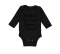 Long Sleeve Bodysuit Baby Breaking' Hearts Blasting Farts Humor Funny Cotton