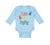 Long Sleeve Bodysuit Baby I Love My Pap Pap Grandpa Grandfather Cotton