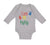 Long Sleeve Bodysuit Baby I Love My Pap Pap Grandpa Grandfather Cotton
