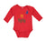 Long Sleeve Bodysuit Baby I Love My Pap Pap Grandpa Grandfather Cotton